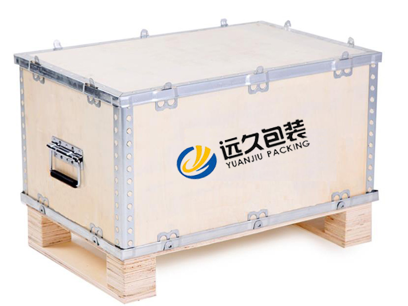 出口鋼帶木箱生產(chǎn)廠家 鋼帶木箱